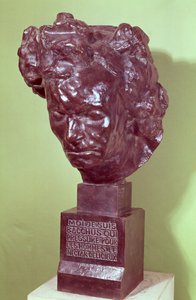 Portrétní busta Ludwiga van Beethovena (1770-1827) 1901 (bronz)